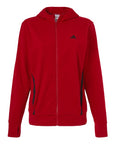 Adidas Women's Game & Go Fleece Full-Zip Hooded Sweatshirt AT209