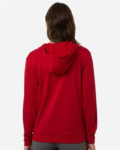 Adidas Women's Game &amp; Go Fleece Full-Zip Hooded Sweatshirt AT209