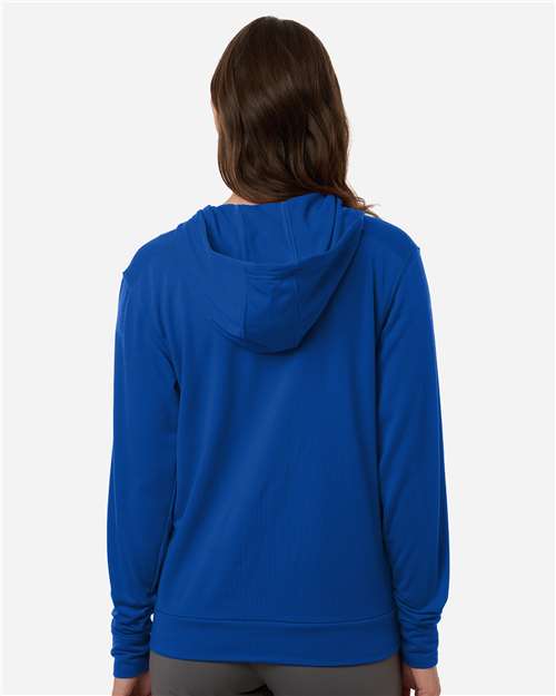 Adidas Women's Game &amp; Go Fleece Full-Zip Hooded Sweatshirt AT209