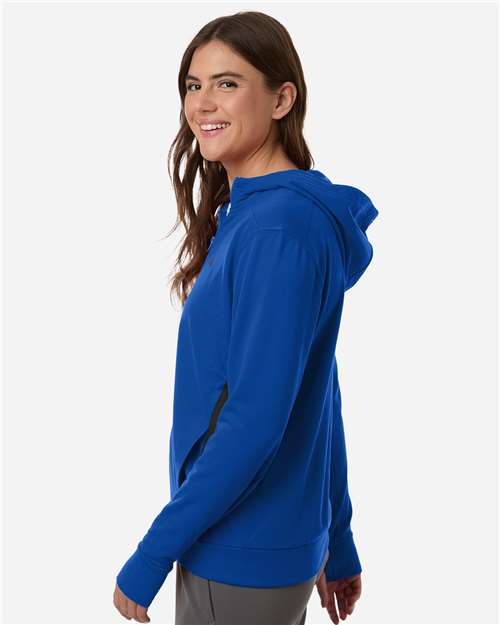 Adidas Women's Game &amp; Go Fleece Full-Zip Hooded Sweatshirt AT209