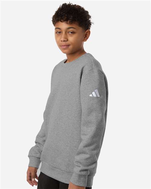 Adidas Youth Fleece Crewneck Sweatshirt AT202