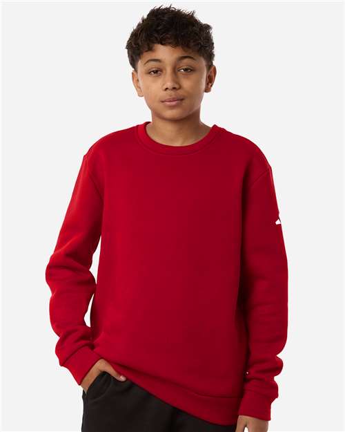 Adidas Youth Fleece Crewneck Sweatshirt AT202