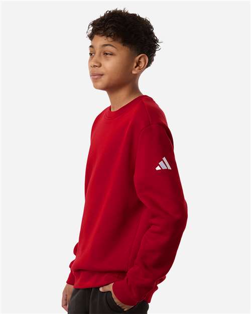 Adidas Youth Fleece Crewneck Sweatshirt AT202