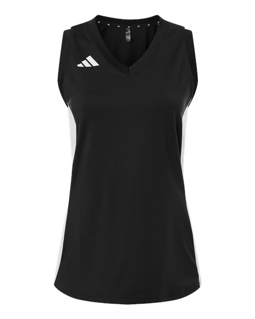 Adidas Women's Quickset V-Neck Sleeveless Jersey AT120