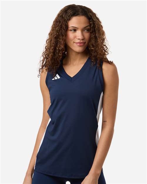Adidas Women's Quickset V-Neck Sleeveless Jersey AT120