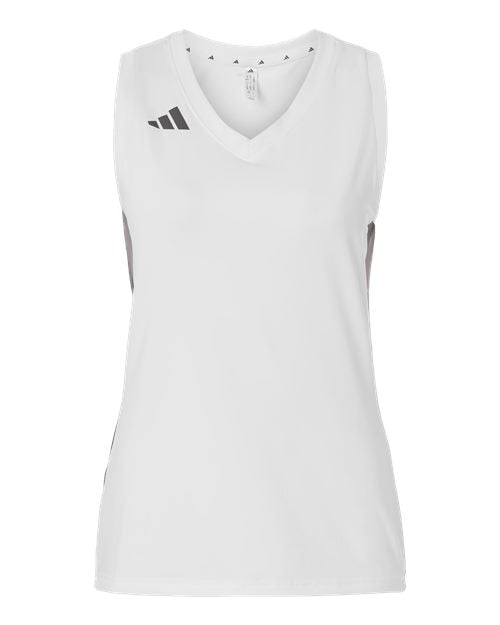 Adidas Women's Quickset V-Neck Sleeveless Jersey AT120
