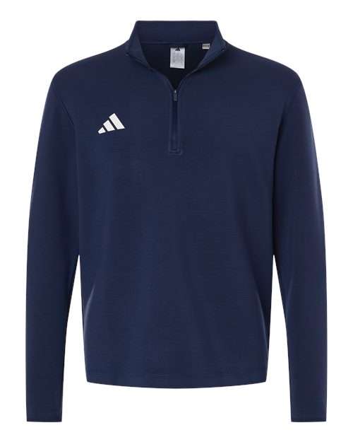 Adidas Men's 3-Stripes Quarter-Zip Pullover AT400
