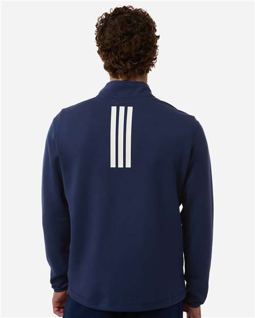Adidas Men's 3-Stripes Quarter-Zip Pullover AT400