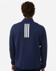 Adidas Men's 3-Stripes Quarter-Zip Pullover AT400