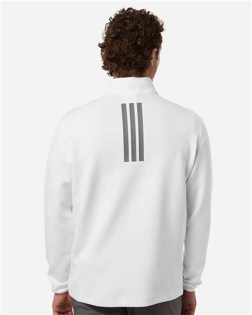Adidas Men's 3-Stripes Quarter-Zip Pullover AT400