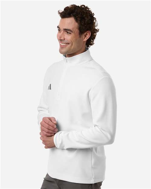 Adidas Men's 3-Stripes Quarter-Zip Pullover AT400