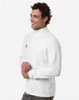 Adidas Men's 3-Stripes Quarter-Zip Pullover AT400