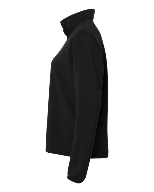 Adidas Women's 3-Stripes Quarter-Zip Pullover AT401