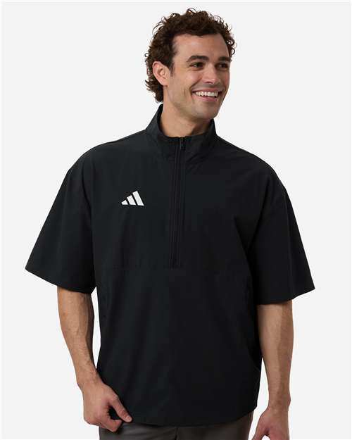 Adidas Men's Short Sleeve Quarter-Zip Pullover AT505