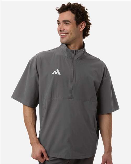 Adidas Men's Short Sleeve Quarter-Zip Pullover AT505