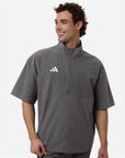 Adidas Men's Short Sleeve Quarter-Zip Pullover AT505