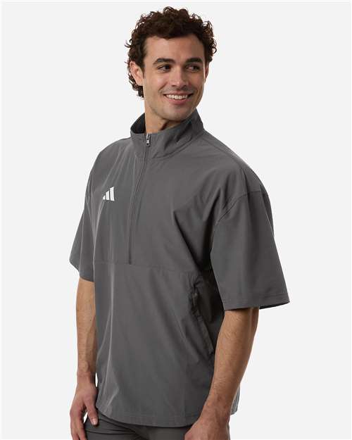 Adidas Men's Short Sleeve Quarter-Zip Pullover AT505