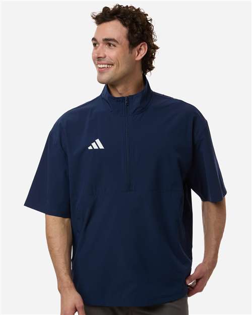 Adidas Men's Short Sleeve Quarter-Zip Pullover AT505