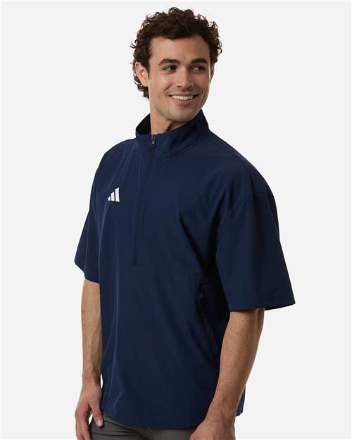 Adidas Men's Short Sleeve Quarter-Zip Pullover AT505