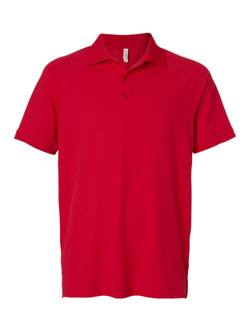 Team 365 Men's Topspin Stretch Grid Textured Polo TT130