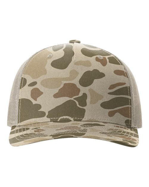 Richardson Printed Five-Panel Trucker Cap 112PFP