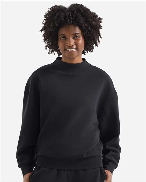 TriDri Women's Luxe Mock Neck Sweatshirt TD660