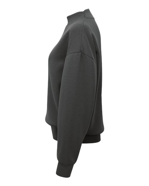TriDri Women's Luxe Mock Neck Sweatshirt TD660