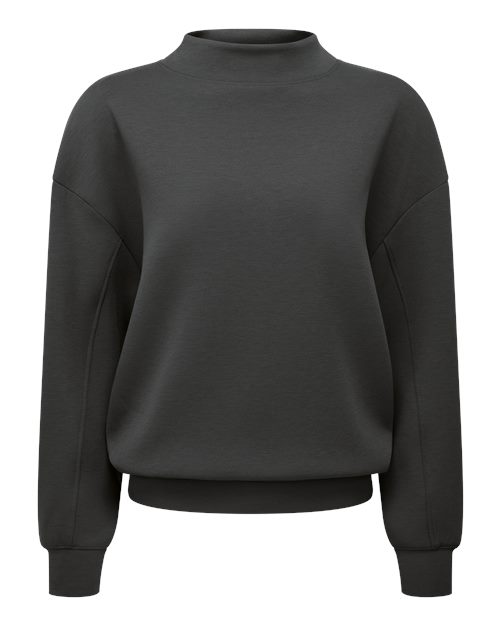 TriDri Women's Luxe Mock Neck Sweatshirt TD660