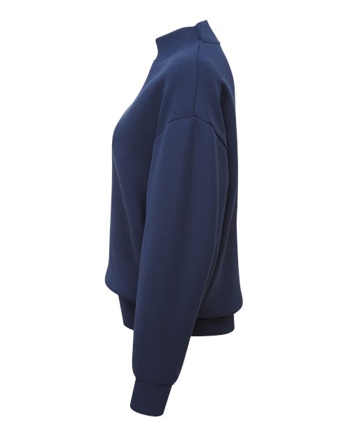 TriDri Women's Luxe Mock Neck Sweatshirt TD660