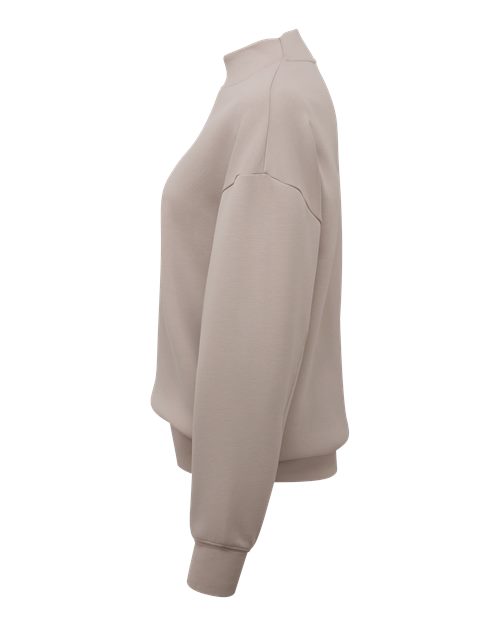 TriDri Women's Luxe Mock Neck Sweatshirt TD660
