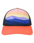 LOCALE Printed Five-Panel Trucker Cap 5PTKR