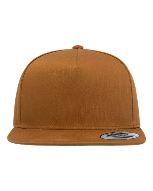 YP Classics Five-Panel Cotton Twill Snapback Cap 6007