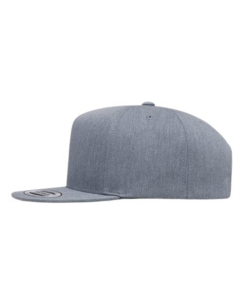 YP Classics Five-Panel Cotton Twill Snapback Cap 6007