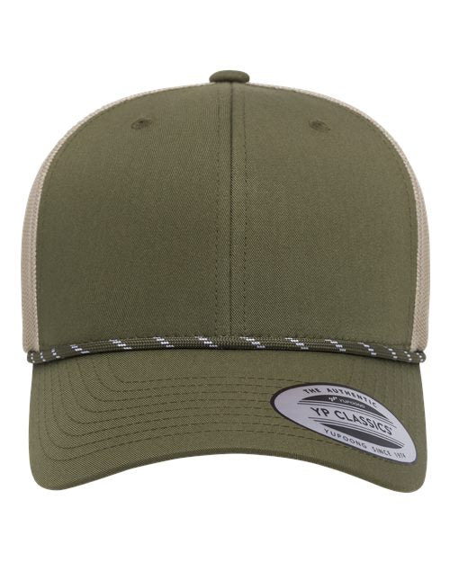YP Classics Retro Trucker Rope Cap 6606BD