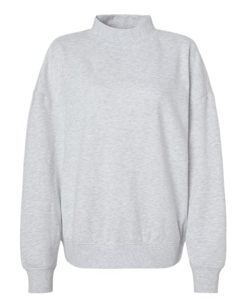 Independent Trading Co. Women's Midweight Mock Neck Sweatshirt IND280MOCK