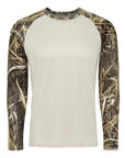Paragon Men's Jackson Mossy Oak Colorblocked Long Sleeve T-Shirt 236