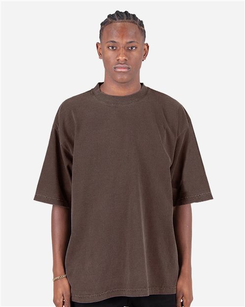 Shaka Wear Unisex Max Heavyweight Garment-Dyed Drop Shoulder T-Shirt SHGDD