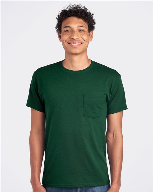 JERZEES Unisex Dri-Power® 50/50 Pocket T-Shirt 29MPR
