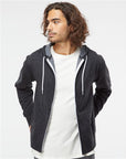 Independent Trading Co. Unisex Lightweight Full-Zip Hooded Sweatshirt AFX90UNZ
