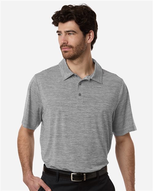 Team 365 Men's Relay Heathered Stripe Polo TT125