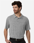 Team 365 Men's Relay Heathered Stripe Polo TT125