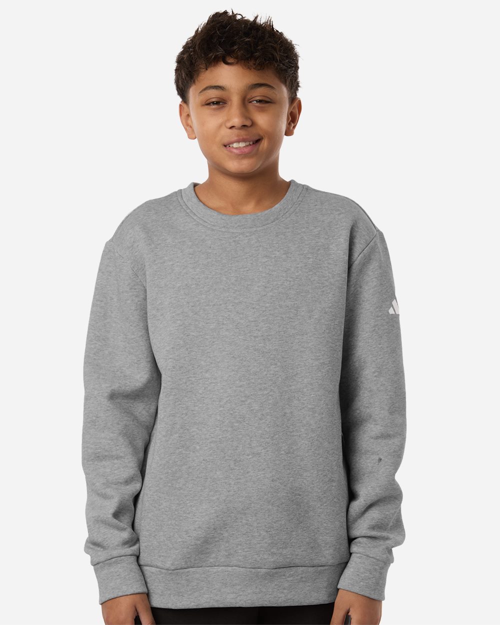 Adidas Youth Fleece Crewneck Sweatshirt AT202