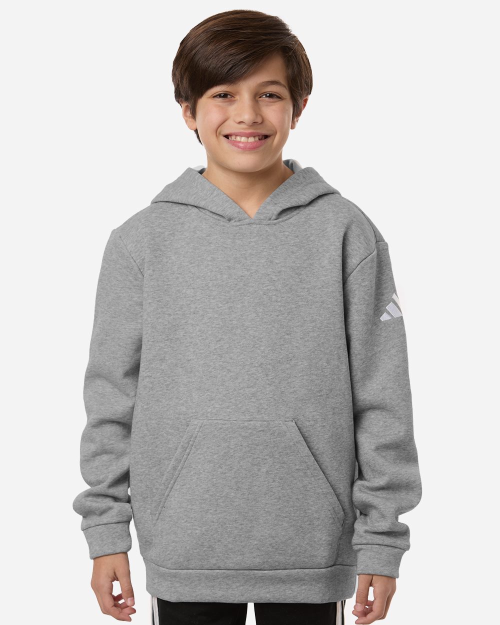Adidas Youth Fleece Hooded Sweatshirt AT205