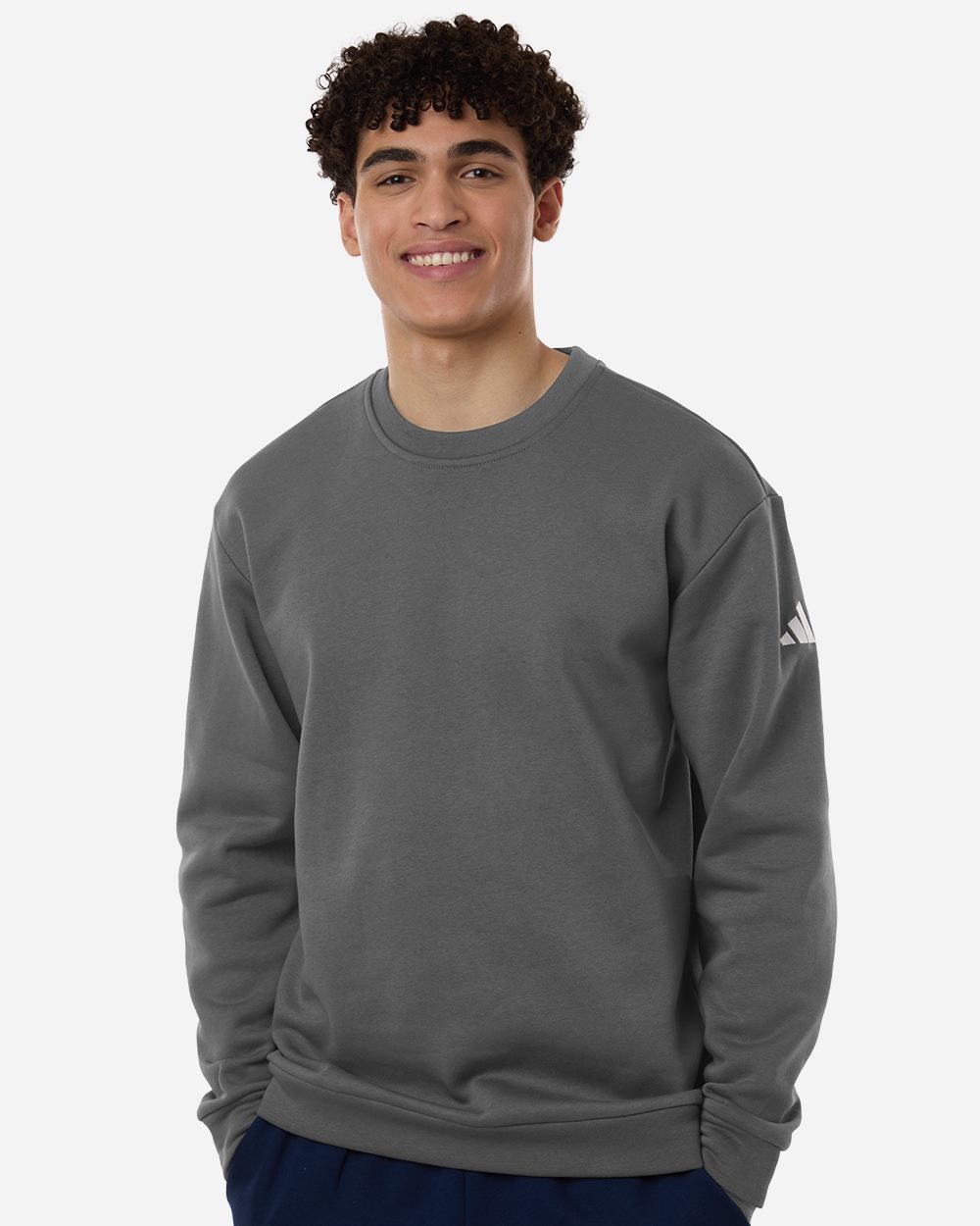 Adidas Men's Fleece Crewneck Sweatshirt AT200