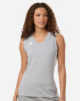 Adidas Women's Quickset V-Neck Sleeveless Jersey AT120