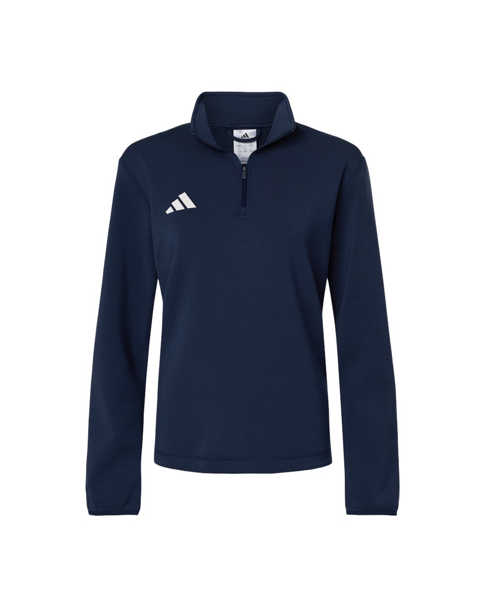 Adidas Women's 3-Stripes Quarter-Zip Pullover AT401