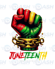 22x48 Inches Juneteenth Gang sheet