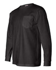 Bayside Unisex USA-Made Long Sleeve Pocket T-Shirt 8100