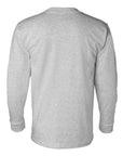 Bayside Unisex USA-Made Long Sleeve Pocket T-Shirt 8100