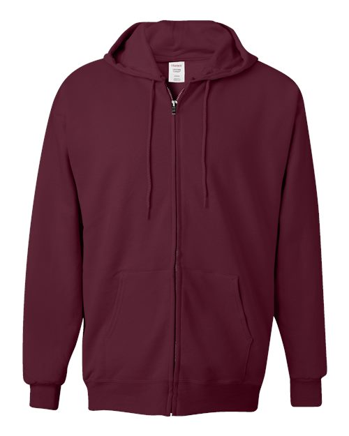 Hanes Unisex Ultimate Cotton® Full-Zip Hooded Sweatshirt F280